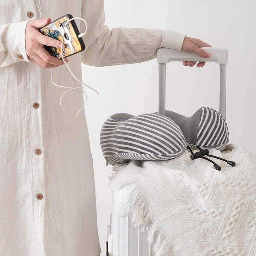 Neck Pillow,Memory Foam Travel Pillow for Airplanes Comfort and Convenience in Travel High Elastic Breathable Soft and Comfortable Cervical Pillow U Shaped Pillow