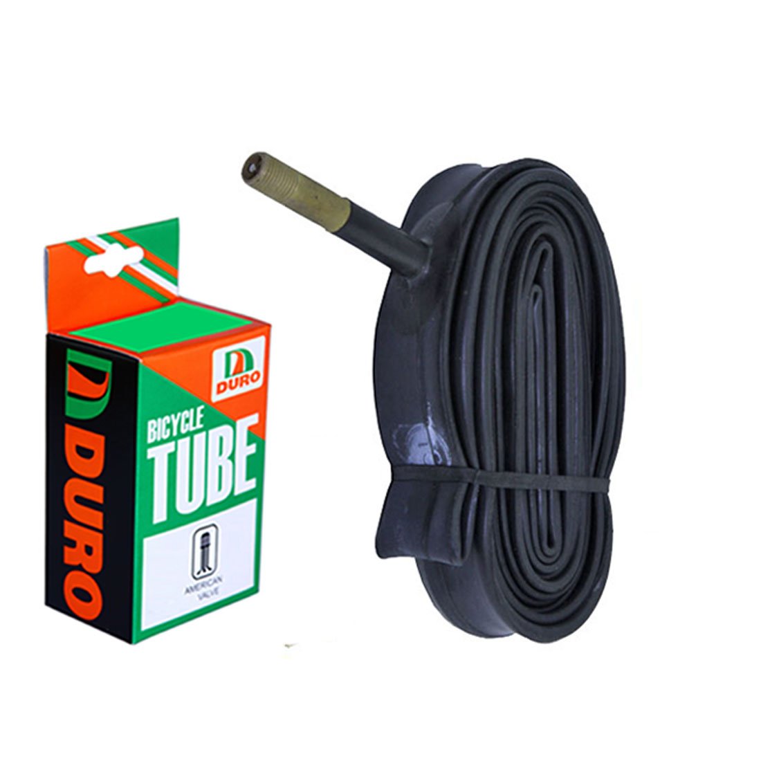 Duro Bicycle Inner Tube 700 x 18c/25c (48mm) Standard American/Valve