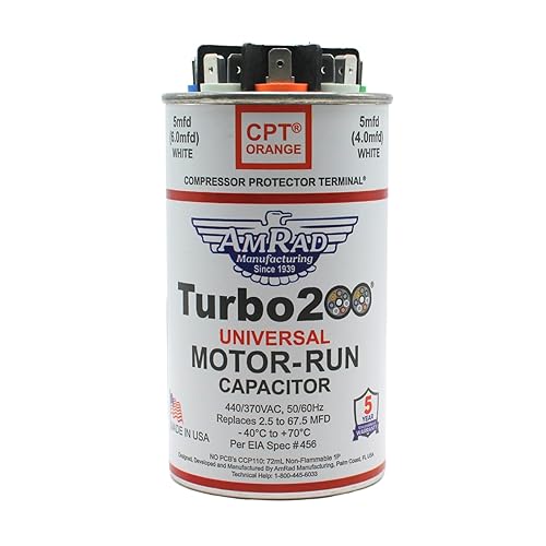 Condensadores (Universal 2.5 a 67.5 MFD - Fabricado en Estados Unidos)