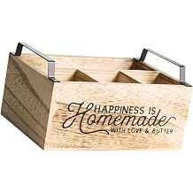 Rustics Styles Wooden Tableware Organizers with 3 Sections for Easy Sorting of Cutlery and Napkins Wooden Tool Planner