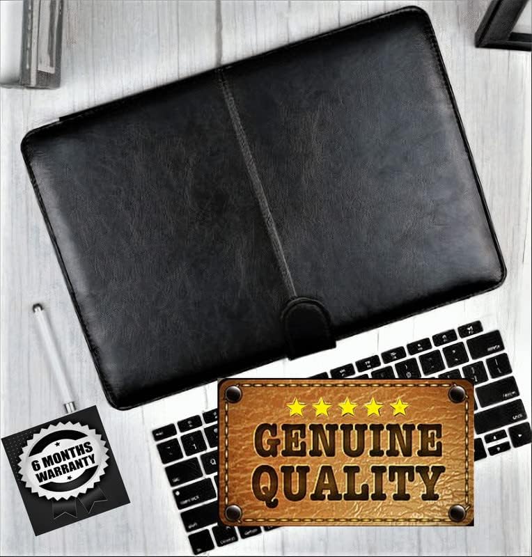 FlausenGenuine PU Leather Laptop Case Cover 15.60 Inches for Dell Inspiron 15 5000 5567, Navy Blue(Flca-2929)