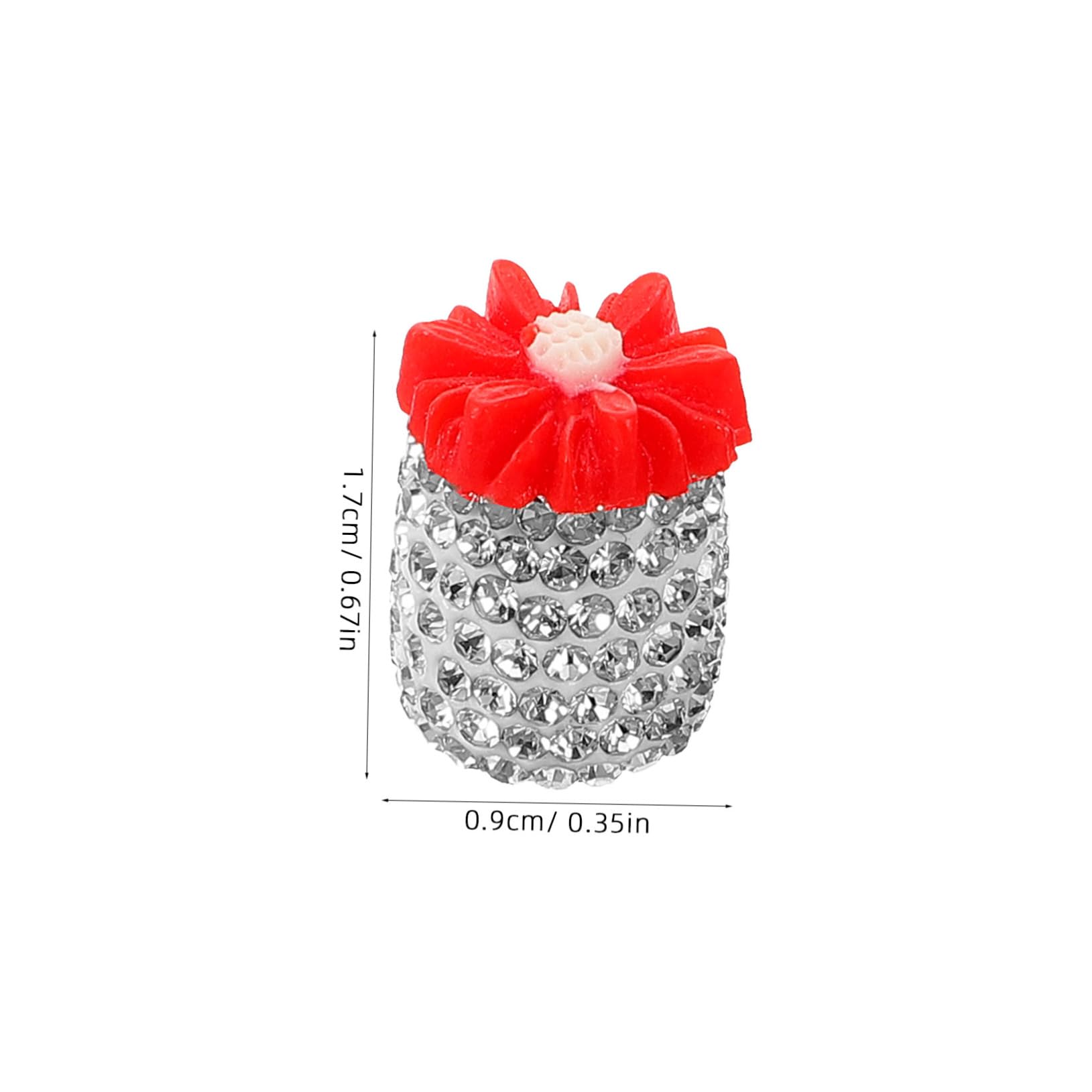 SOLUSTRE 20piezas Tapones De Válvula Brillantes para Neumáticos De Cubiertas De Válvula para Coches Diseño Cristales Protección para Autos y Suvs