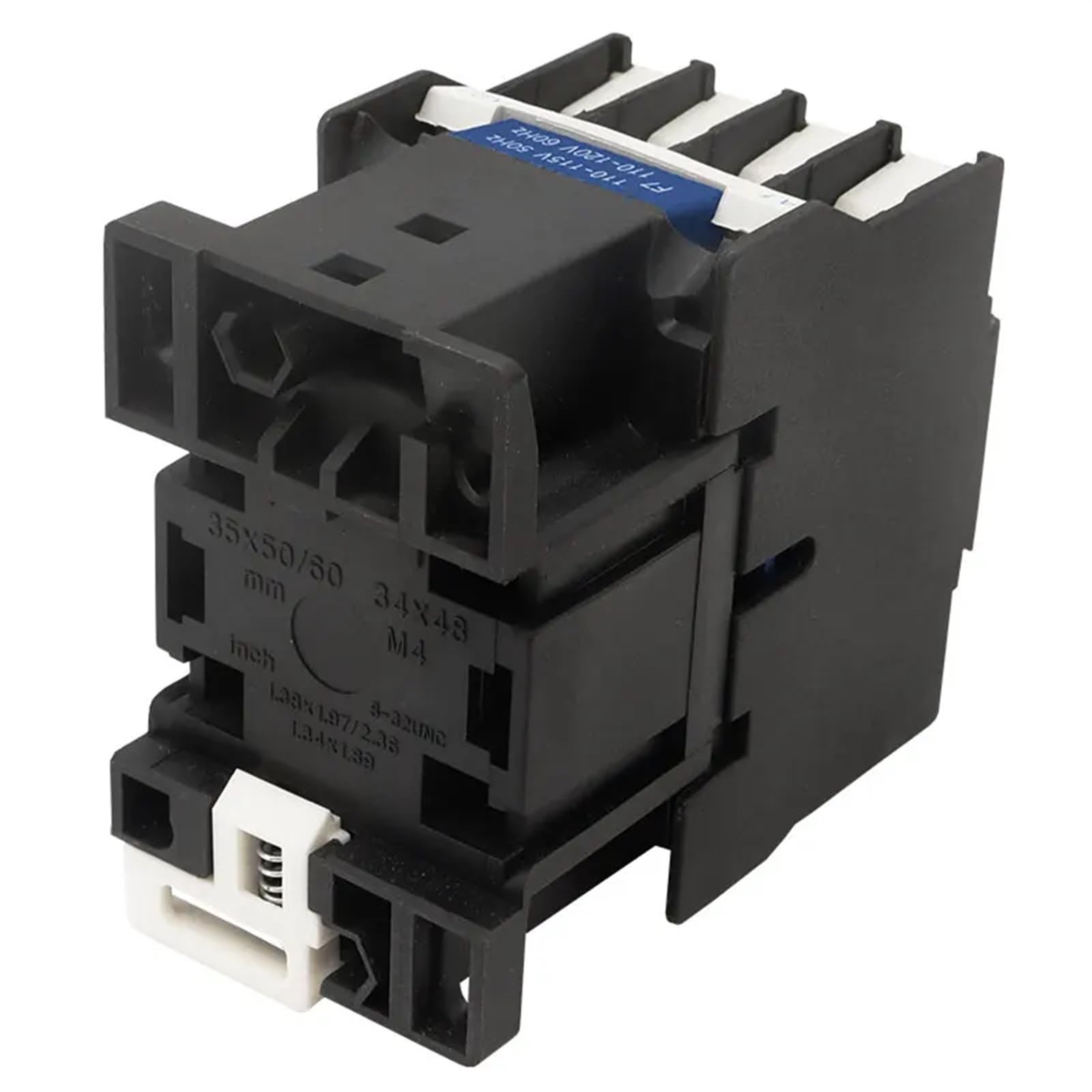 CJX2-1810 Contattore motore CA su guida Din 18A 3 poli 3 fasi 50/60 HZ Interruttore contattore Tensione di controllo 220 V/380 V/110 V 1 pz(CJX2-1810 AC220V)