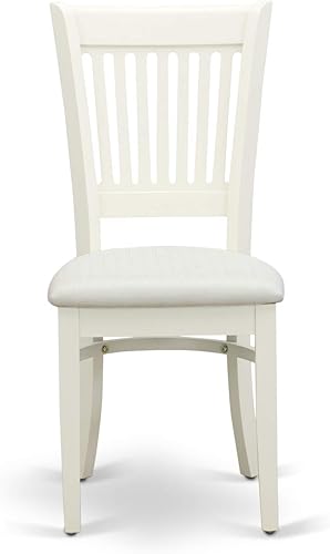 Miniatura 8 de East West Furniture NDVA3-LWH-C Juego de mesa y sillas de cocina de 3 piezas contiene una mesa de comedor rectangular con gotas y 2 sillas tapizadas