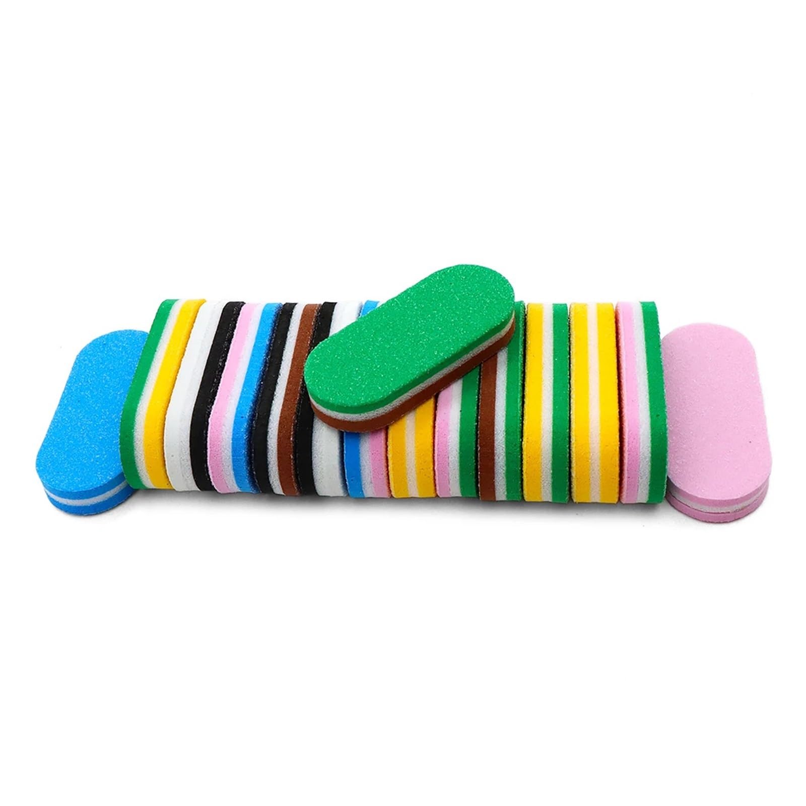 250 500 1000 Stück Nagelpufferfeilen Block Polieren Schleifblöcke Pediküre Pflege Nägel Professionelle Maniküre(500pcs)