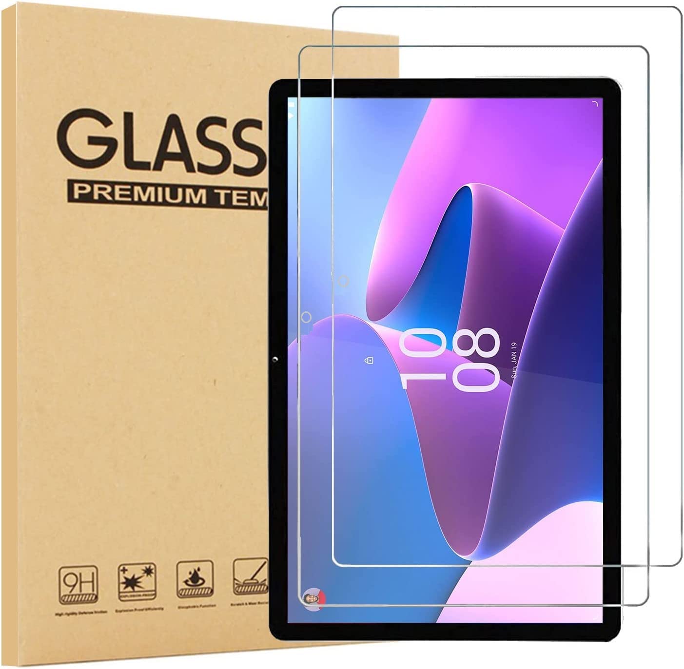 Película De Vidrio Templado Para Tableta Lenovo Tab P11 2021, Membrana Protectora Antihuellas