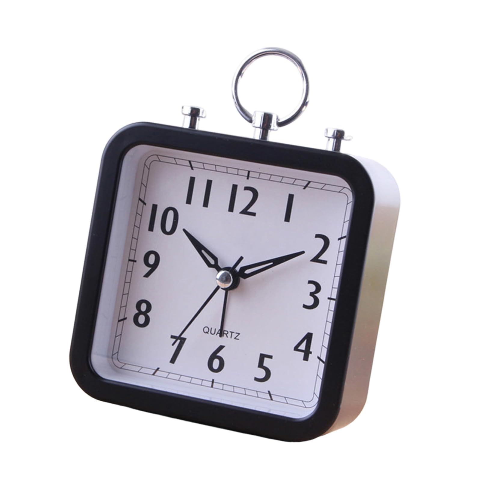 Quiet Operations Analog Alarm Clock Accurate Quartzs Movement Table Suitable for Gift or Personals Retro Desk Small