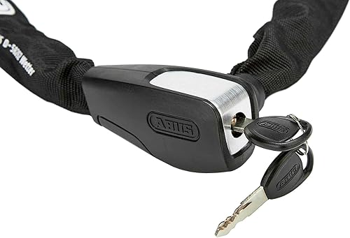 Miniatura 4 de ABUS Steel-O-Chain 8807K - Candado de cadena de acero endurecido flexible para bicicleta, nivel de seguridad ABUS 3.1-33.5 in, color negro