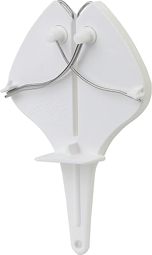 ERGO STEEL 3 Herramienta de afilado de mantenimiento de bordes de cuchillos-Blanco