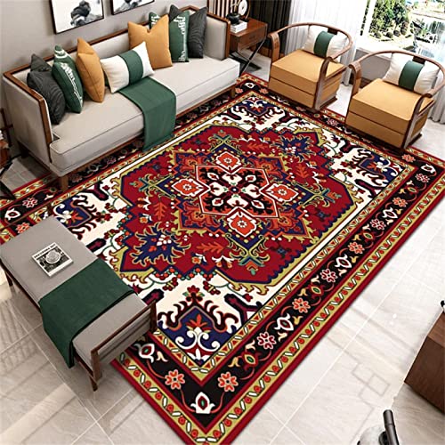 Tapis cuisine rouge lavable 100x200 pour apporter du confort à vos pièces