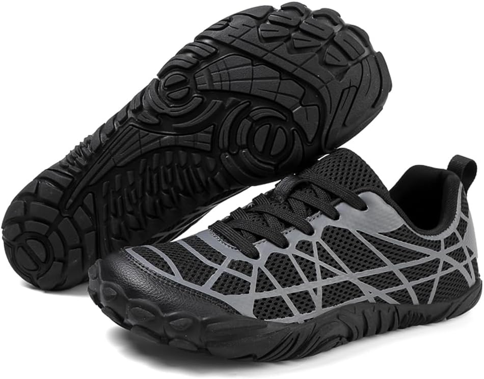 Chaussures minimalistes pour hommes, à semelle zéro drop, avec embout large, pou