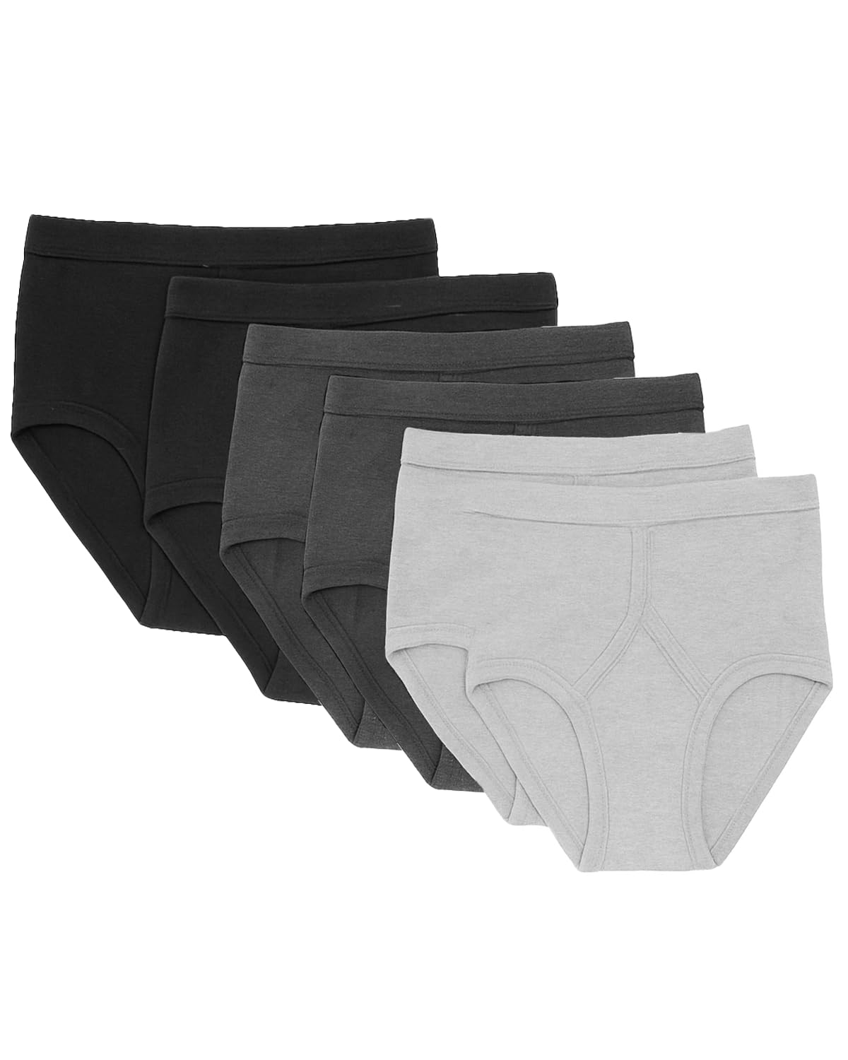 Undercover Mens Cotton Y Fronts 6 Pack Dark Mix 4XL