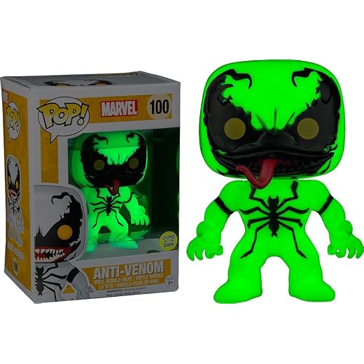 En Oferta Funko Pop! Marvel Anti-Venom Glow In The Dark Exclusive #100 Gitd