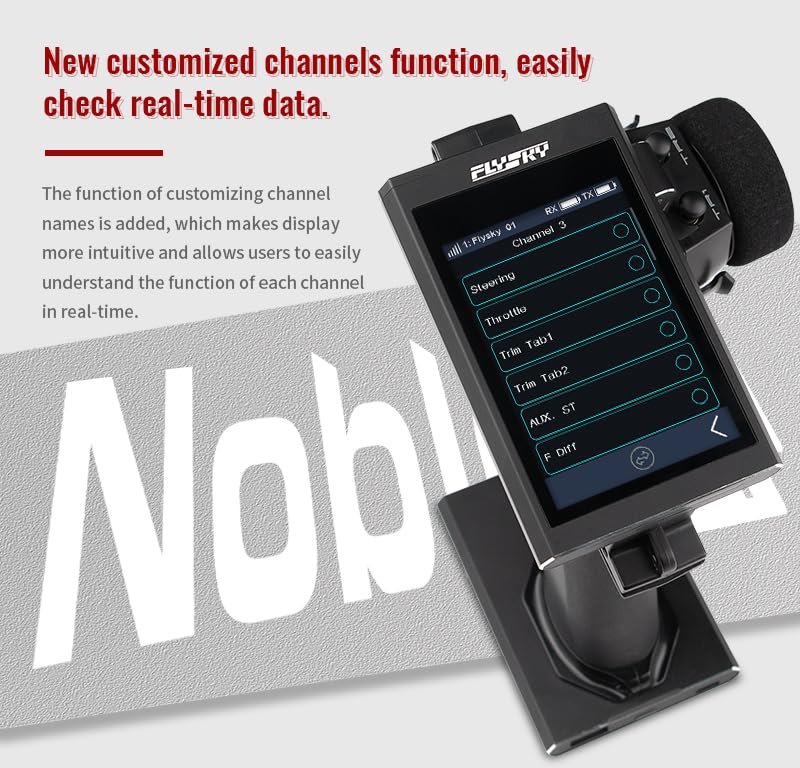 Amazon | Flysky Noble NB4+ 2.4G 8CH Color IPS Touch Screen Radio