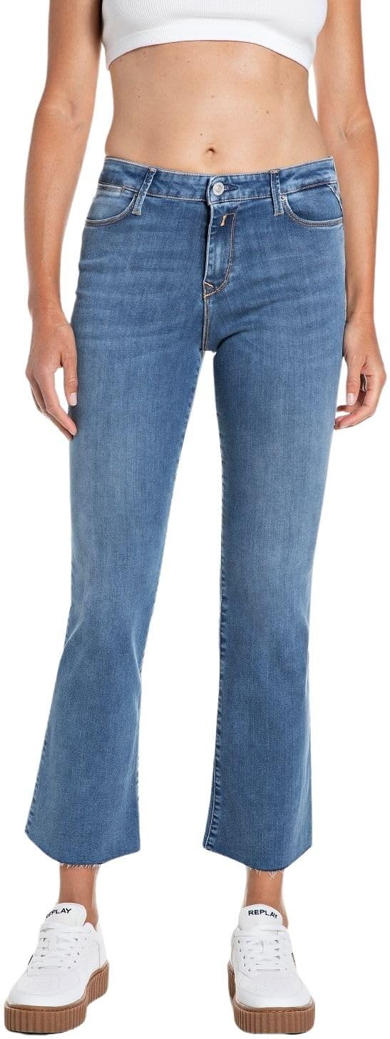 Replay Zolie Flare 009 - Vaqueros para Mujer, 32 W, Color Azul