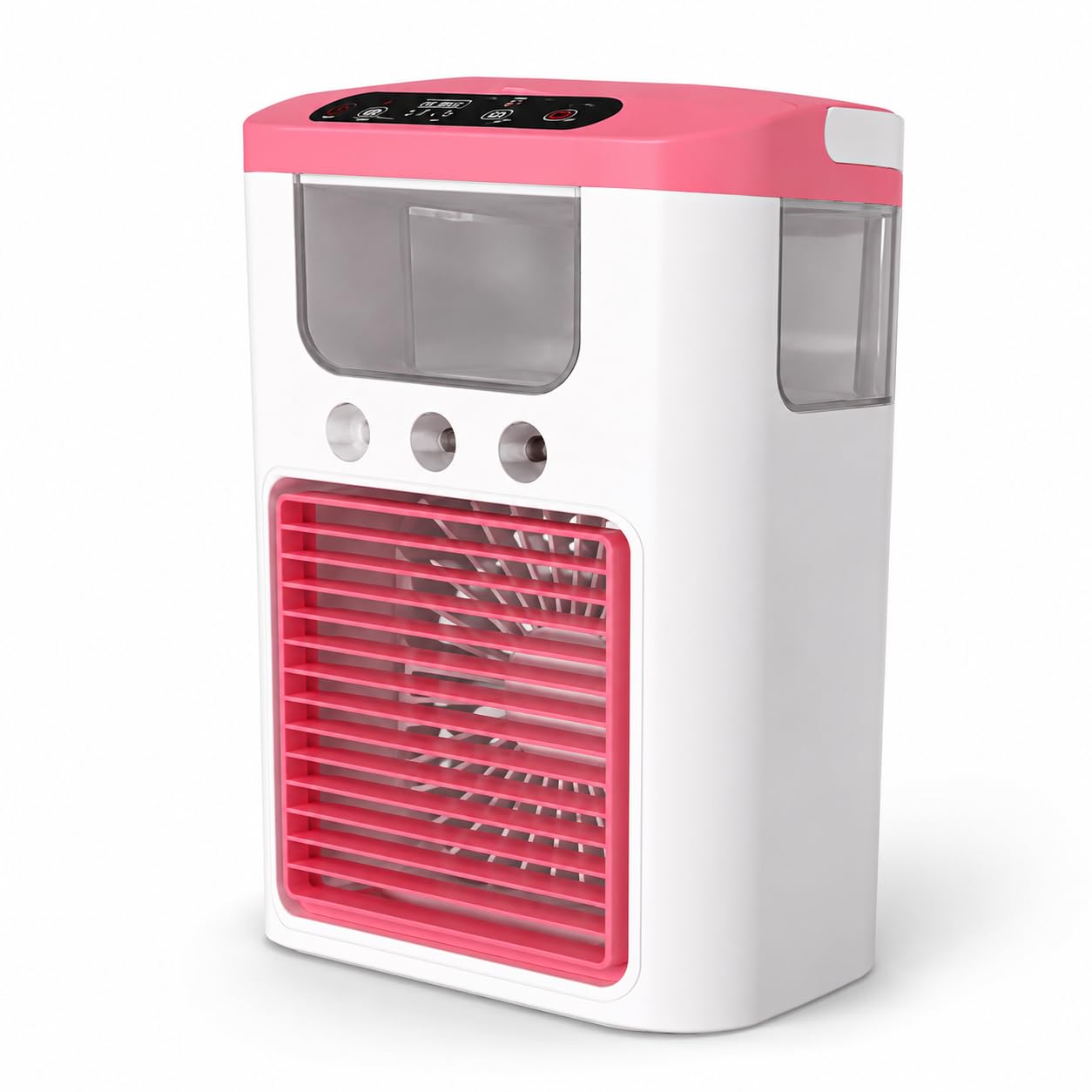 DRUMSTONE(Timeless Cooling with 10 years warrenty) Portable Air Cooler Fan Rechargeable Personal Cooling for Bedroom Office Travel with Humidifier LED Light Compact Desktop Air Cooler-image-1