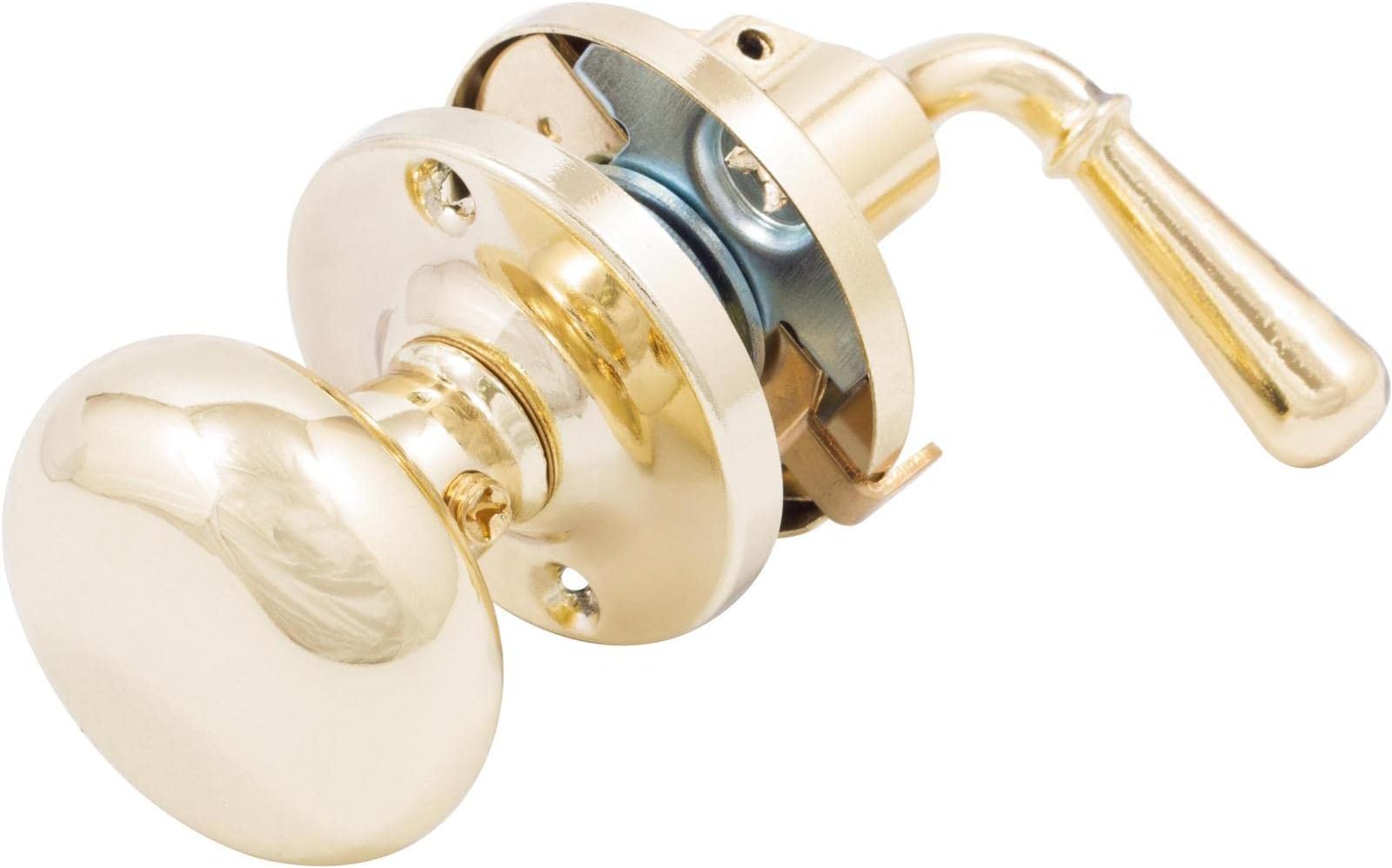 Polished Brass Solid Brass Storm Door Latch