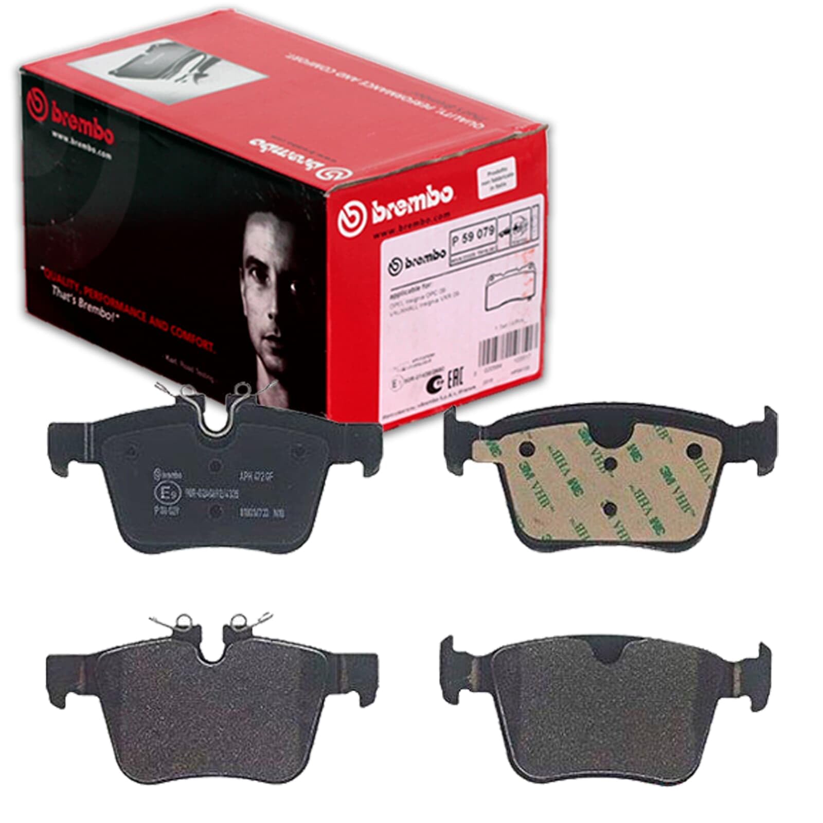 Amazon.com: Brembo P86029 Low-Met Alloy Steel Rear Disc Brake Pad