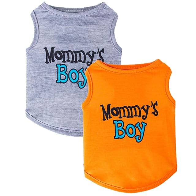 Foto 4 de 6 de Elledia Camiseta sin mangas para perros pequeños, camiseta sin mangas para mascotas