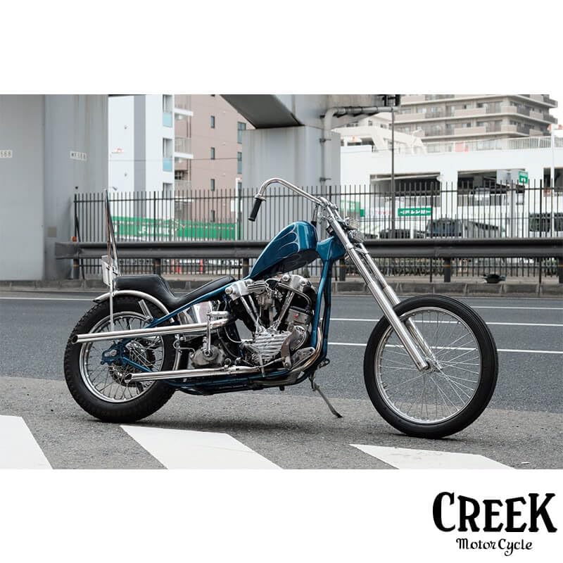Amazon | プルバックハンドル/ワイド 1インチ CREEK MOTORCYCLE製 
