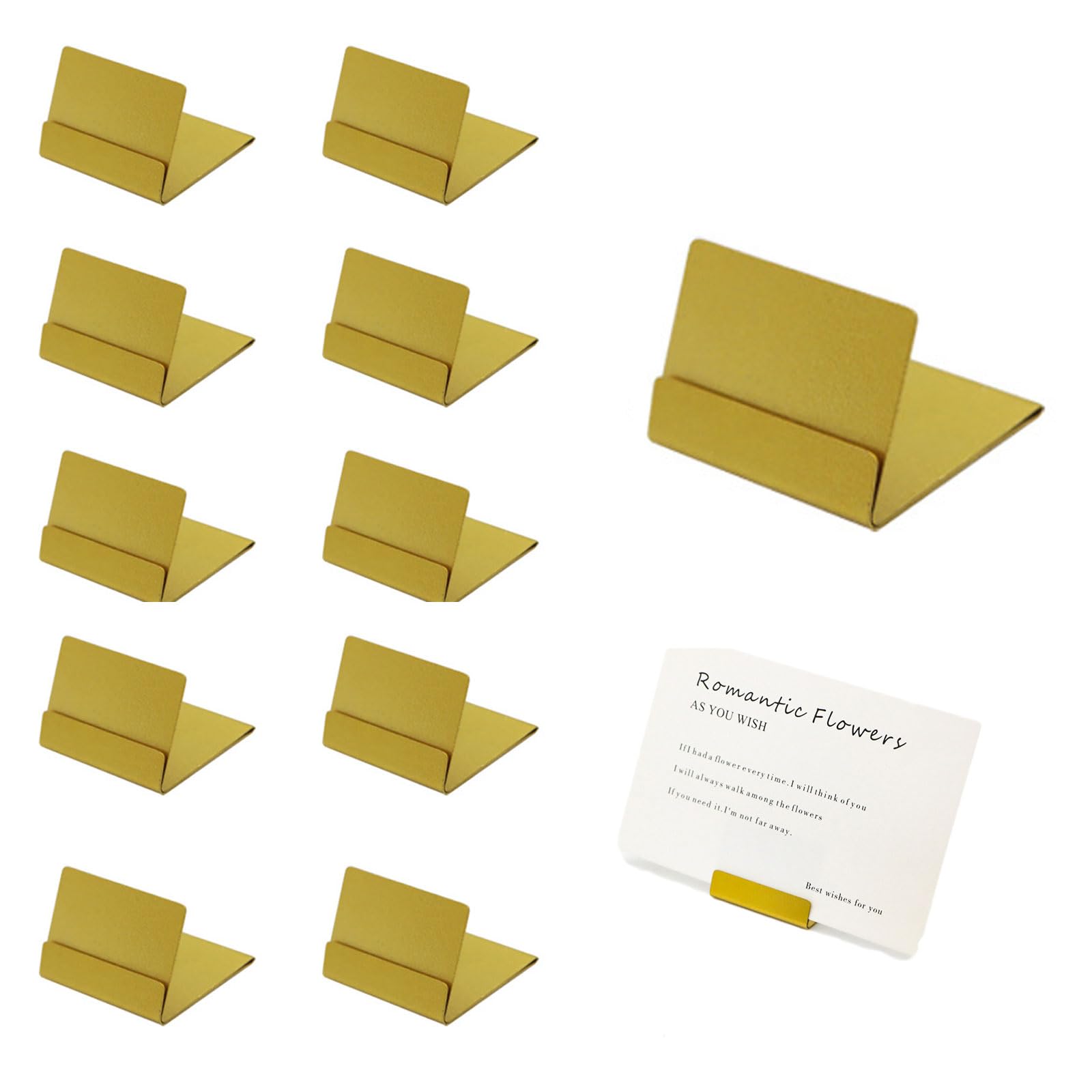 12 Pcs Porte-Cartes De Table En Métal, Porte Nom Table, Pour Mariage, Fête