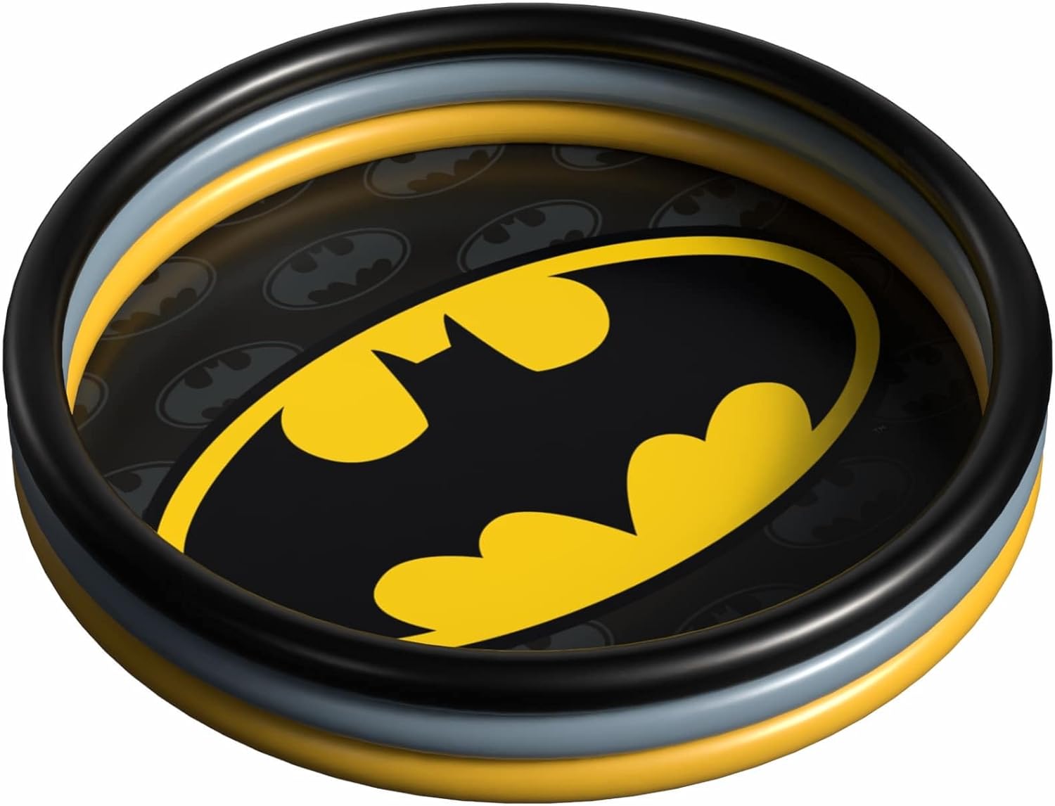 DC Comics Batman 3-Ring Inflatable Swimming Pool, Portable Pool for Outdoor/Indoor Play, for Kids Ages 3+