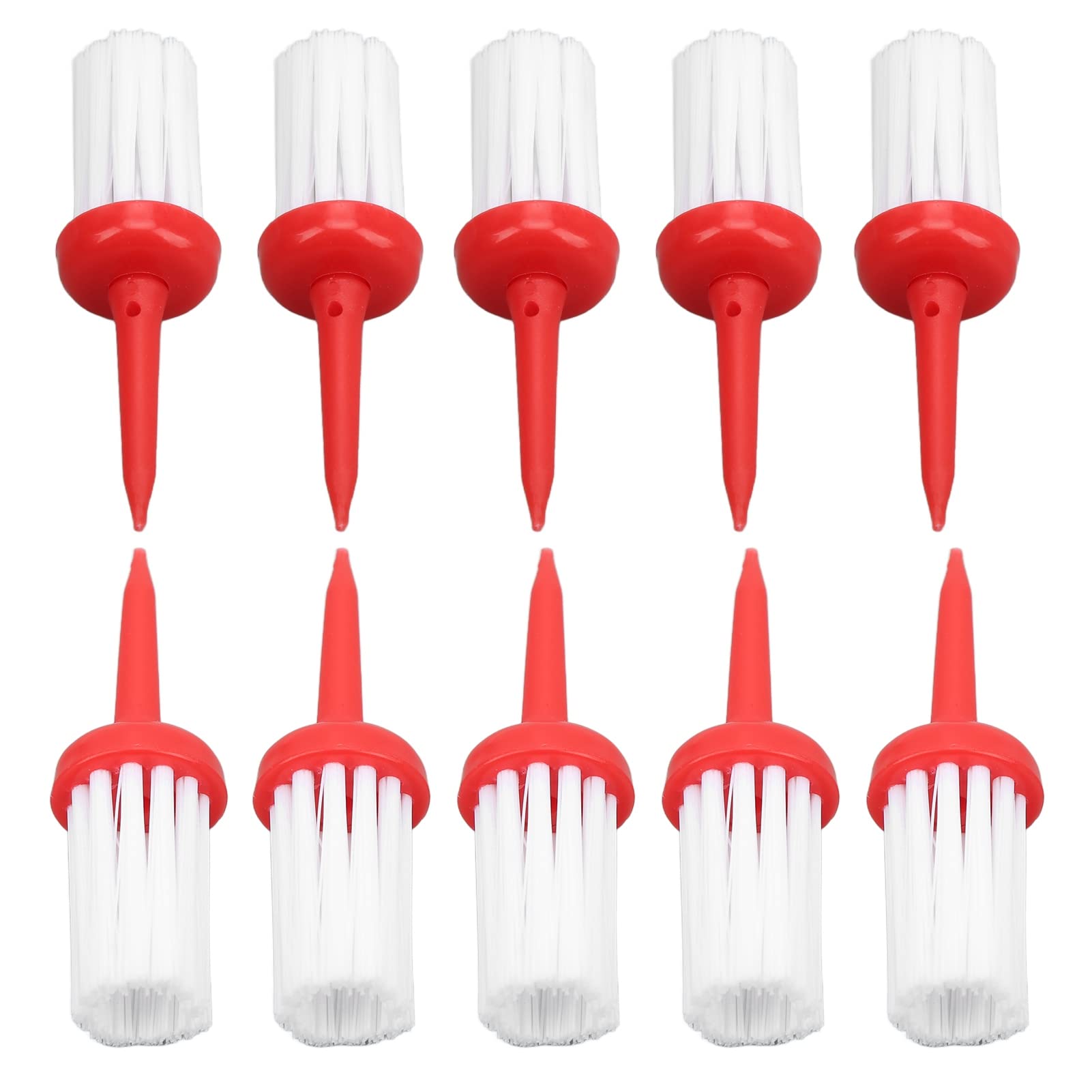 Driver Training Plastic Tees, 10pcs Universal Brush Golf Tees Consistent Height for Outdoor Golf Accessories