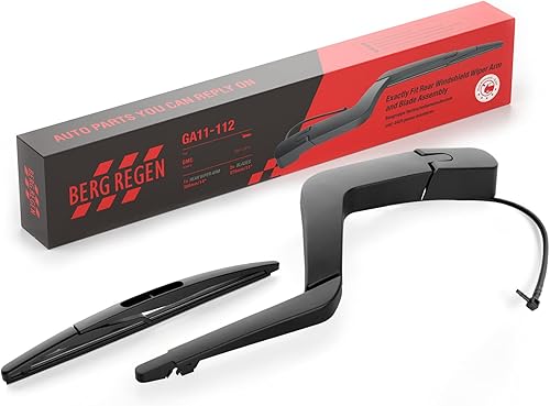 Miniatura 1 de Para GMC Acadia Saturn Outlook 2007-2012, BERG REGEN Brazo del limpiaparabrisas trasero con kit de cuchillas, repuesto de fábrica original para GM