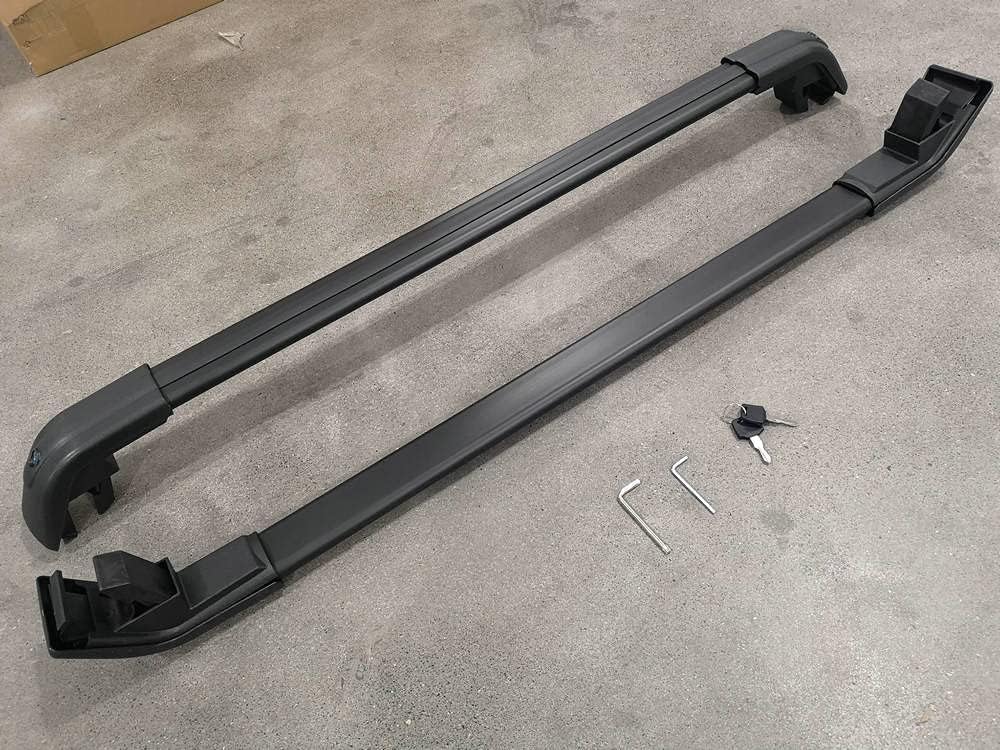 Roof Rack Cross Bars Fit for GMC Yukon XL 2021-2024 with Anti-Theft Locks Luggage Cargo Carrier Aluminum Black