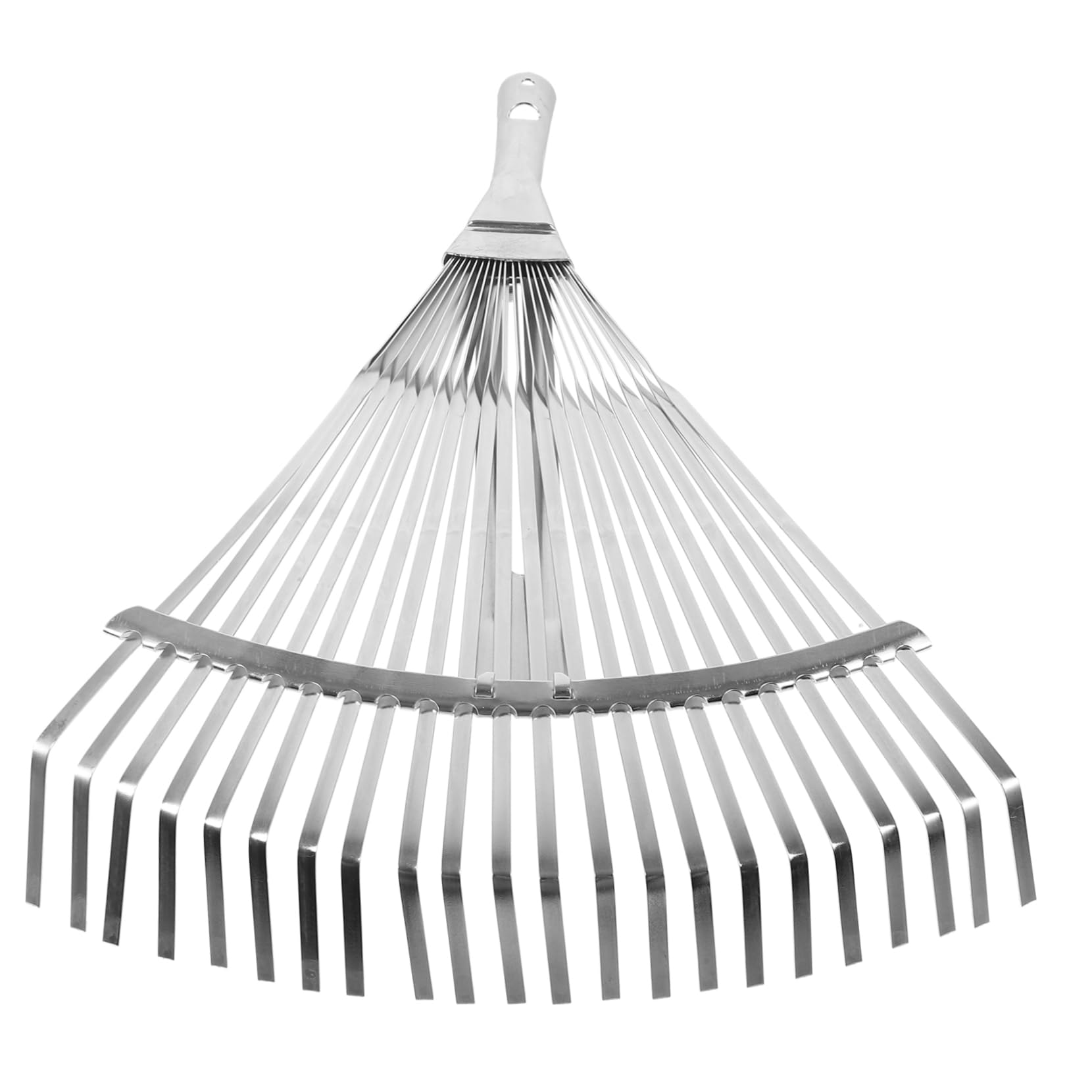 Râteau à feuilles en métal extensible TOYANDONA en acier inoxydable 22 dents