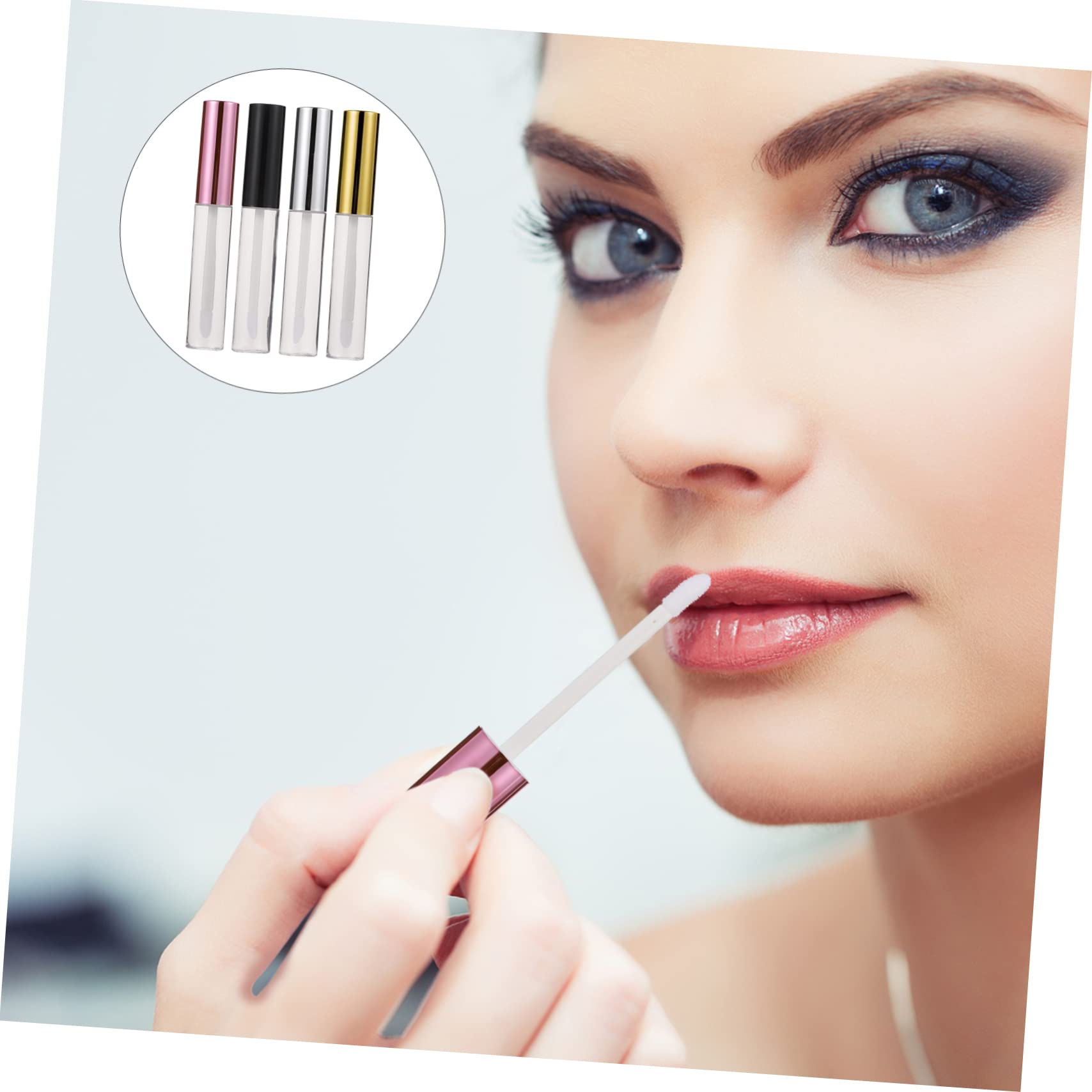 40pezzi Tubo Gloss Labbra Vuoto 10ml Abs Ricaricabile | Forma Unica, per Lip Gloss e Lip Balm, da Mettere in Borsa o Creare Cosmetici Fai da Te