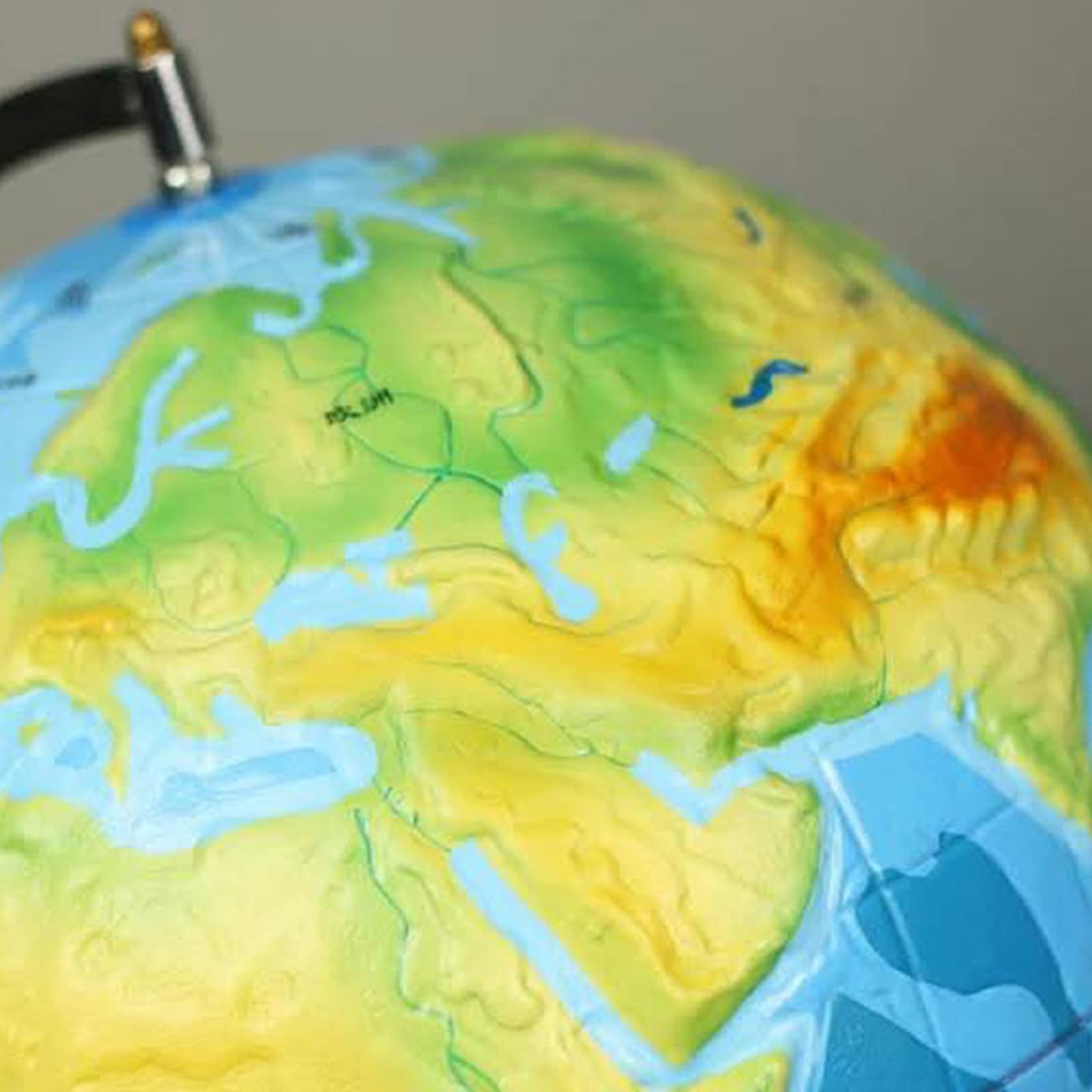 globo terráqueo, Modelo de la estructura Tierra. didáctico for divulgación geografía en primaria y secundaria. Diámetro: 32 cm