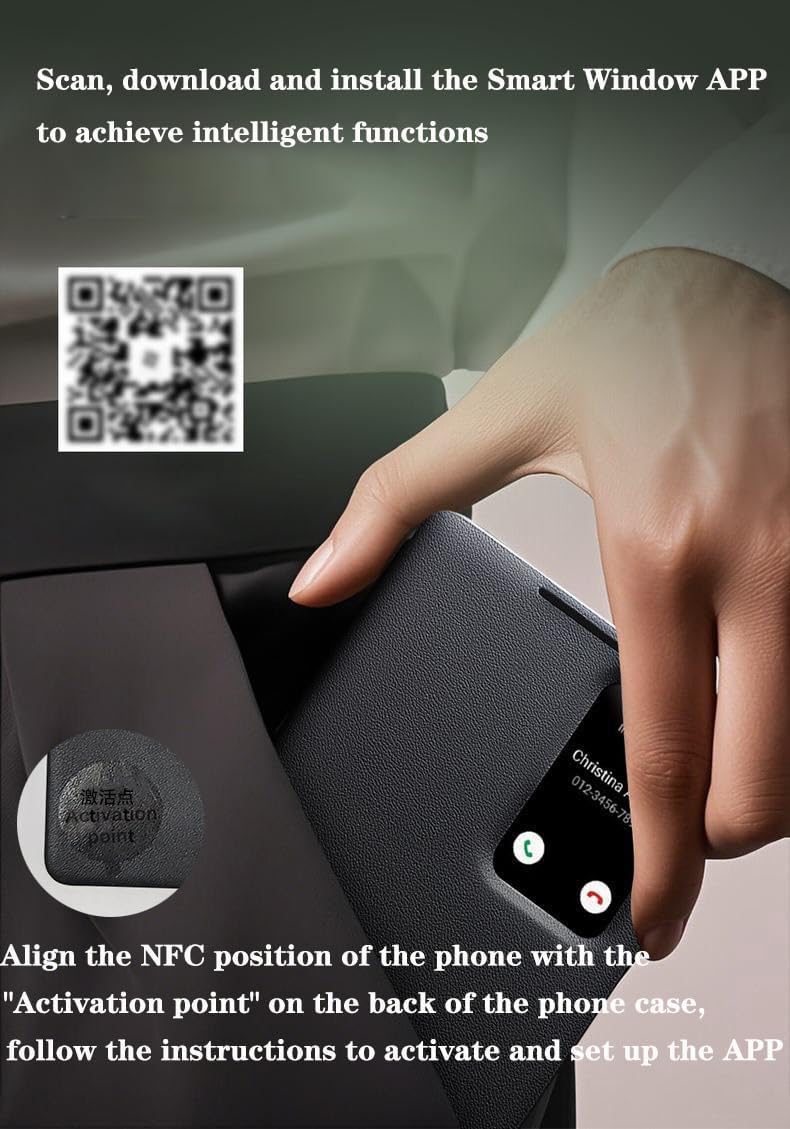 Intelligent Genuine Leather Cell-Phone Case for Samsung Galaxy S26 Ultra. Automatic Sleep/Wake, Mobile Phone Cover, Smart Holster for Samsung S 26 Ultra -Black