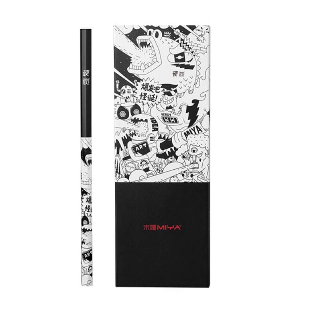 YYMIYU Charcoal for Sketching and Painting Hard Liuling Charcoal 8pcs