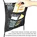SNBLO Cargo Net - Car Organizer Dual Layer Mesh Organizer, [12.6”x11”] Car Pet Barrier - Dog Barrier to Keep Your Pets and Drivers Safety in Travel, with Bonus Free Hooks