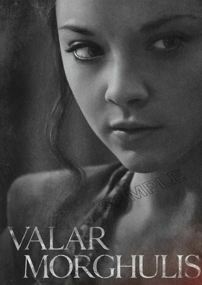 GenericValar Morghulis Poster Game Of Thrones Photo Wall Art Picture Poster A4