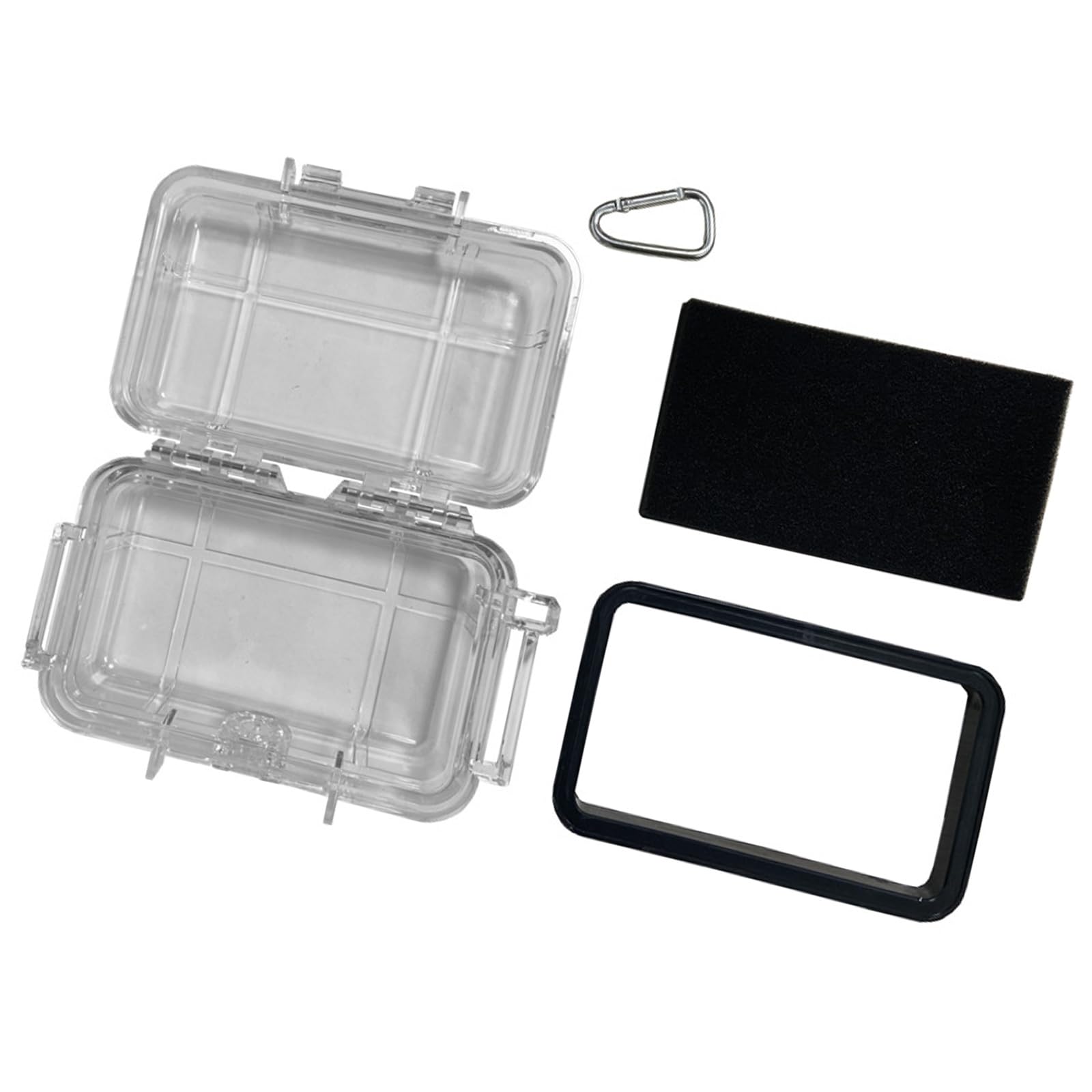 Heavy-Duty Water-Resistant Utility Box Adjustable Compartments for Hiking Equipment &amp; Adventure Gear Storage Box