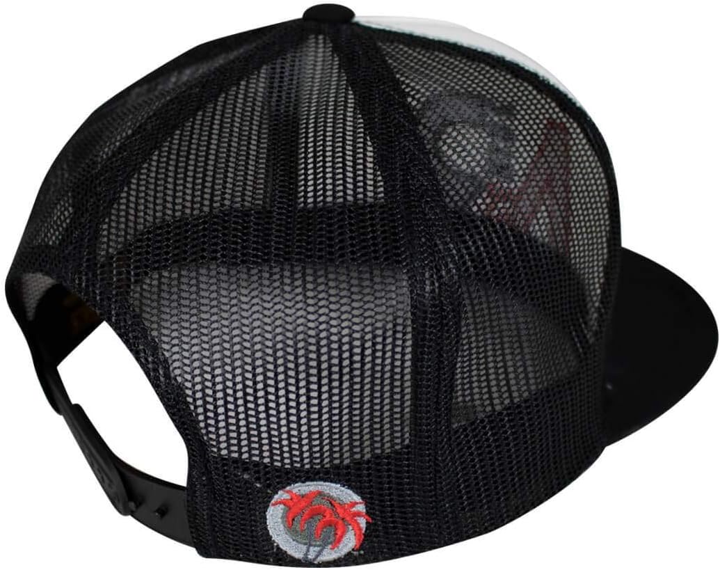 Baseball Cap - Up Down Classic 6006 Snapback Trucker Baseball Hat White/Black