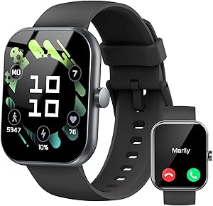 Smartwatch Herren Damen, 1,96\