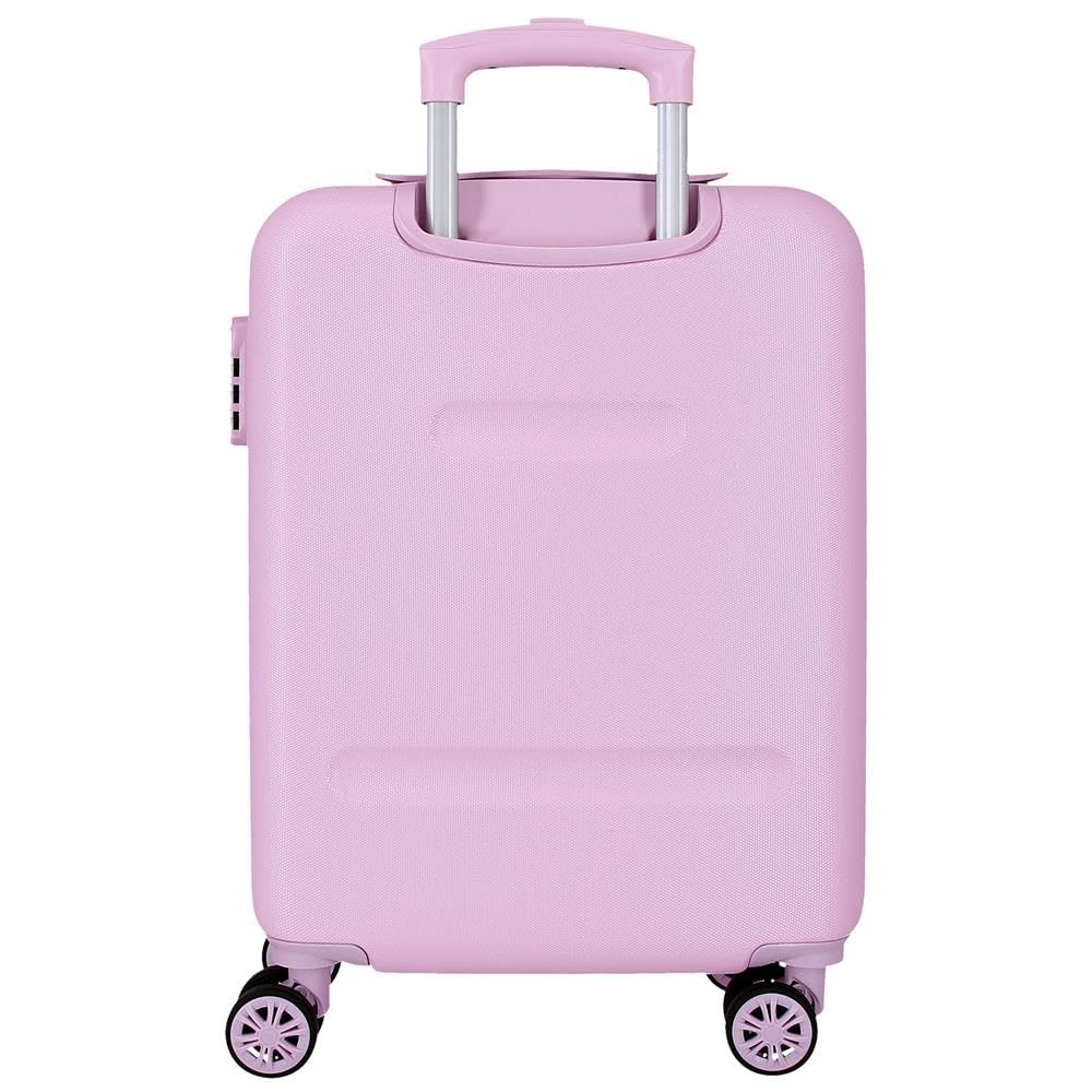 Sanrio Kuromi Retro Pop Viola Valigia da Cabina 38x55x20 cm Rigido ABS Lucchetto a Combinazione Laterale 35L 2.5kg 4 Doppie Ruote