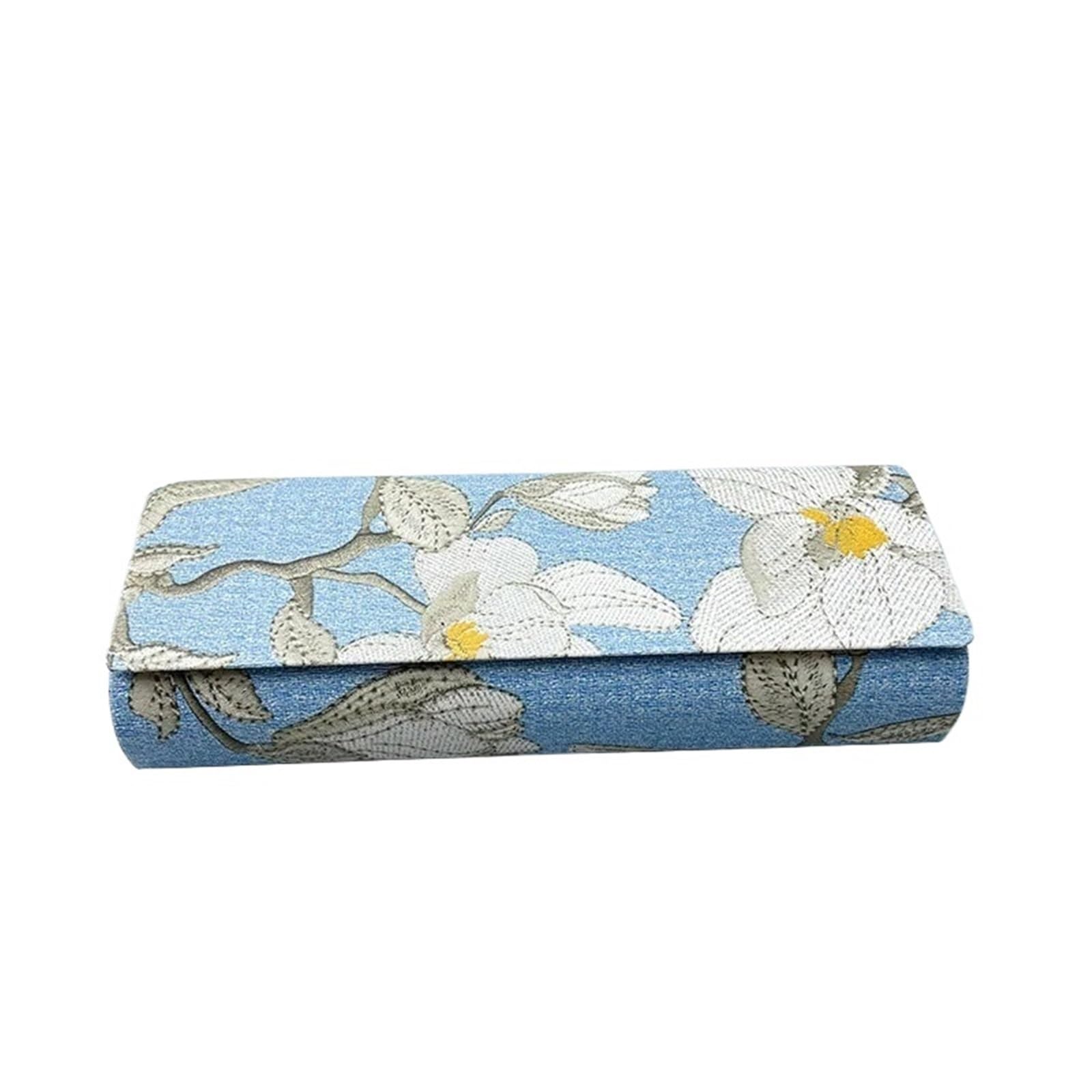 Étui à lunettes brodé, étui de lecture portable et tendance, soleil