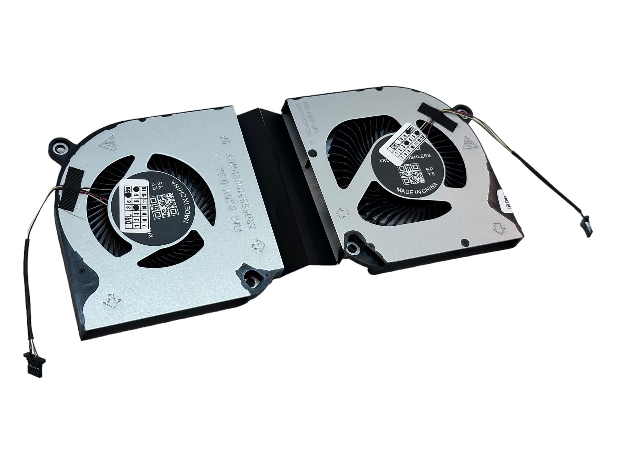Ventola di Raffreddamento SET CPU + GPU per Acer Nitro 5 AN515-45, AN515-55, AN515-56, AN515-57, AN517-41, AN517-52, AN517-53; NP: DFS5K223052836, NS85C51-20H13, NS85C51-20H15