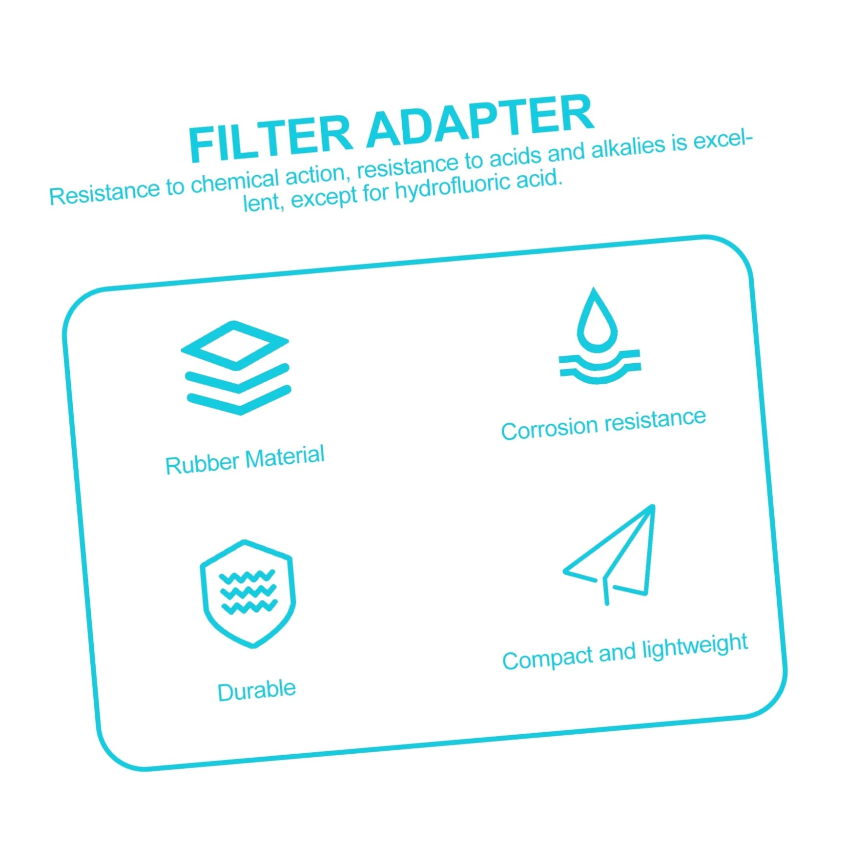 KICHOUSE 5pcs Funnel Pad Paint Filter Strainer Flask Filter Mat Smooth Rubber Stopper Chemistry Random Color