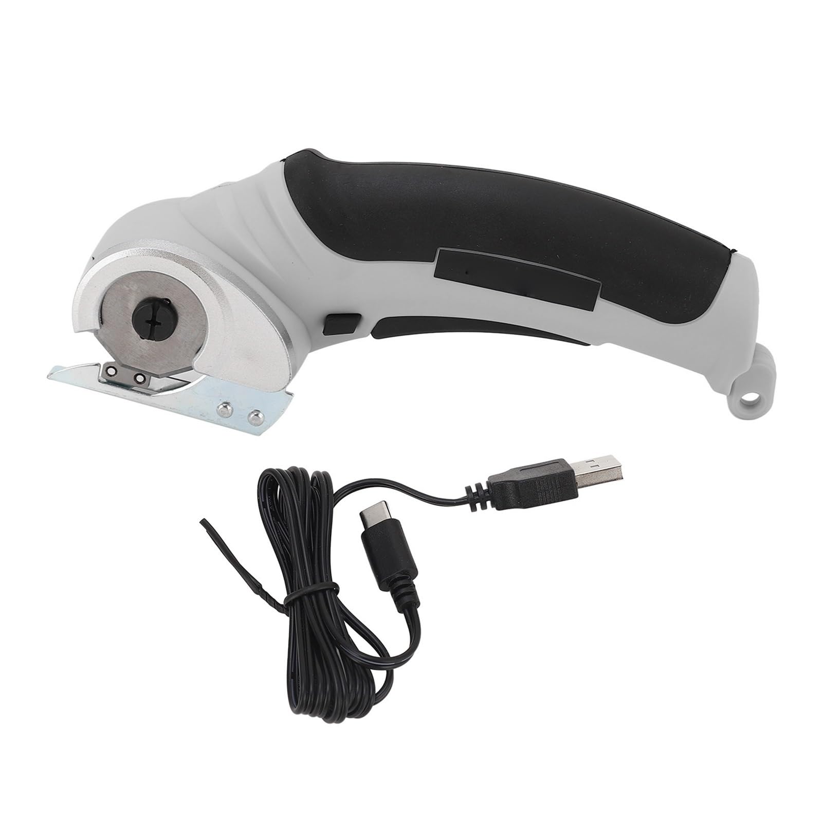 Tijeras Inalámbricas, Eléctricas, Cortador De Tela Mano, Herramienta Recargable 240 RPM For Alfombras, Esponjas, Costura Corte suave(Gray)