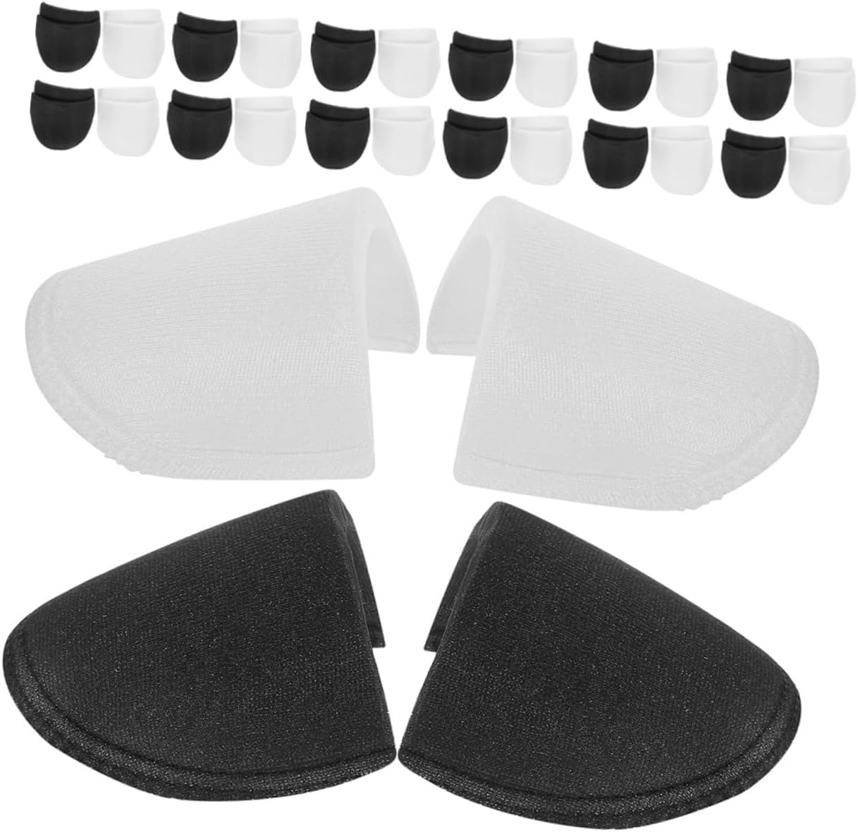DIYEAH 25pair Practical Sponge Shoulder Pads for Women Comfortable and Breathable Sewing Accessories for and Coats Washable and Reusable Mat for Shoulder Support