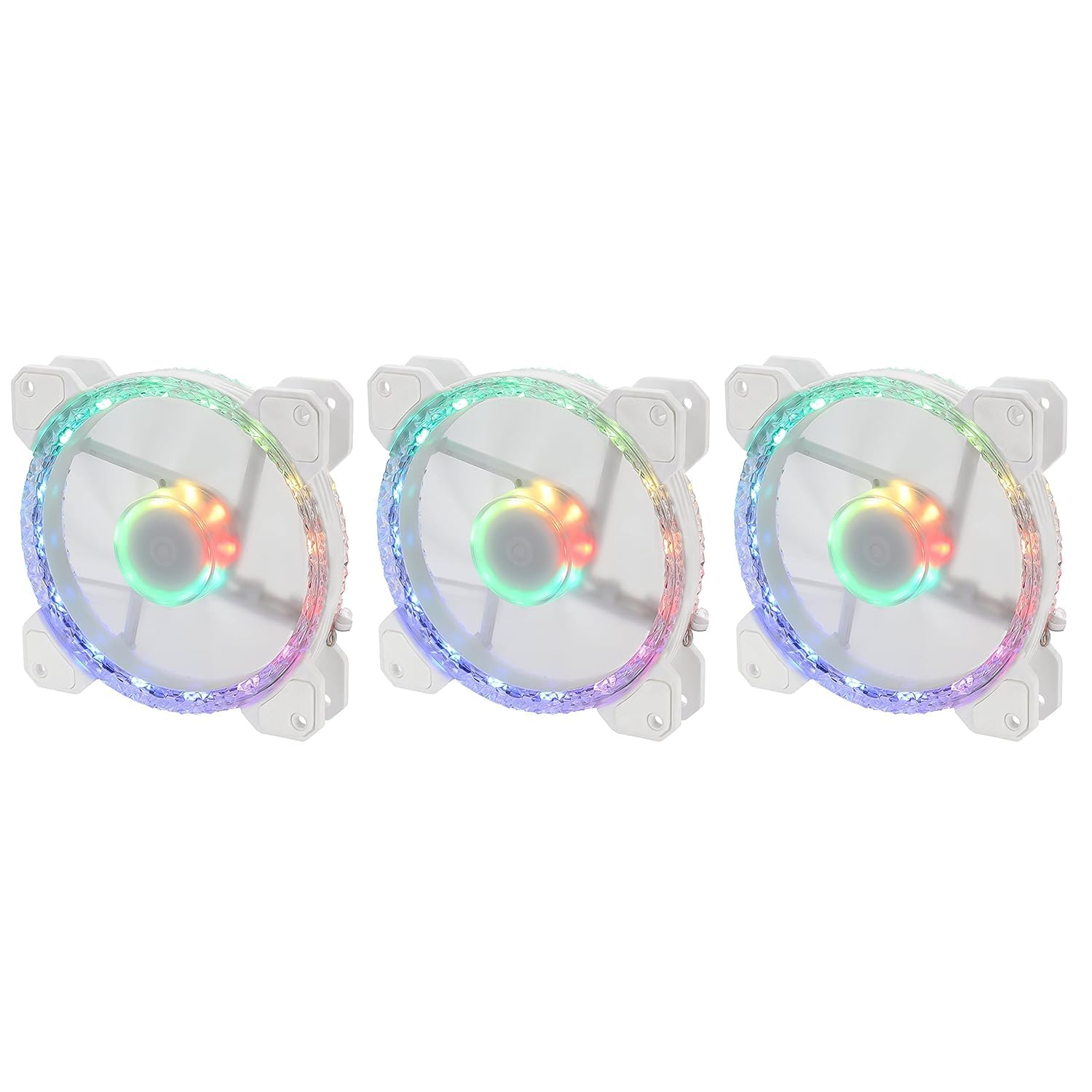 Gelid Solutions Łańcuch stokrotek ARGB Fans-120 mm ARGB Stella Fan-24 ARGB LED - podwójne łożysko - 120 x 120 x 25 obr./min 1600