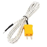 Vista 2 de uxcell LCD K-Type Digital Thermometer TM-902C W Thermocouple Wire