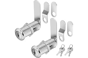 Upgraded 1.5 Cabinet Lock with Key, Zinc Alloy Cabinet Keyed Alike Cam...