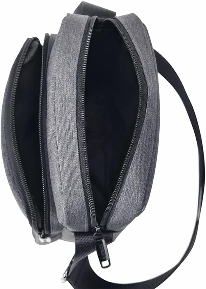 Casual Men's Shoulder Bag Waterproof Oxford Fabric Male Small Messenger Bag Business Lightweight Men's Crossbody Bag