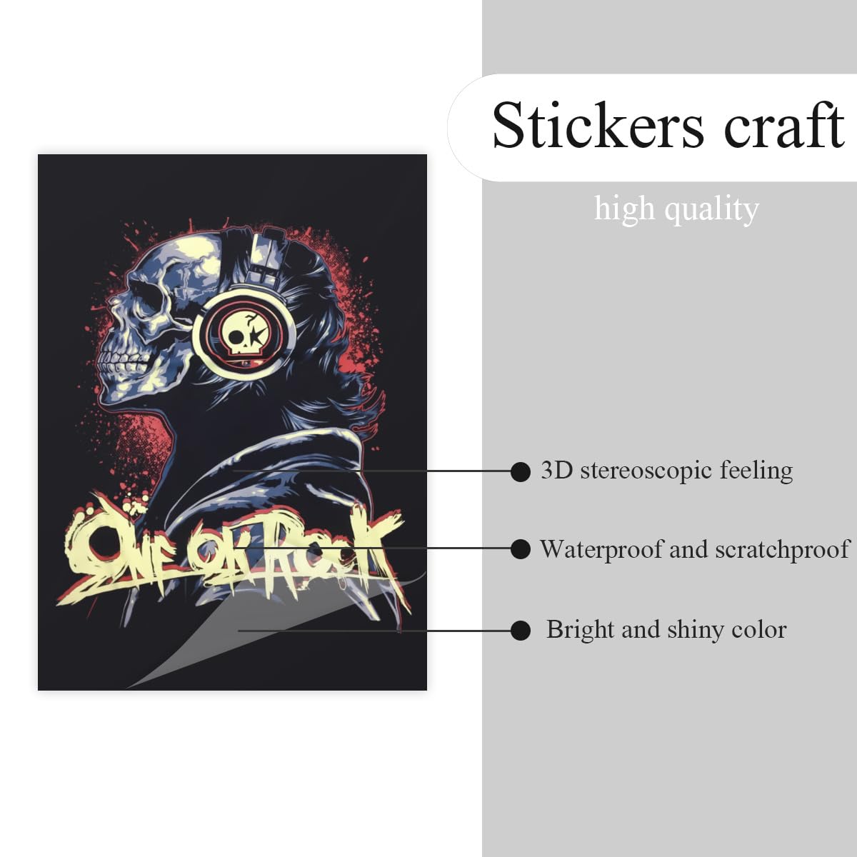 Amazon.co.jp: クリスタルステッカー ワンオクロック One Ok